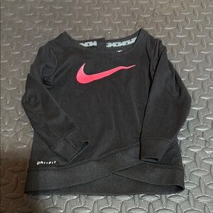 Nike Toddler Dri-Fit Long Sleeve black tunic 18 months
